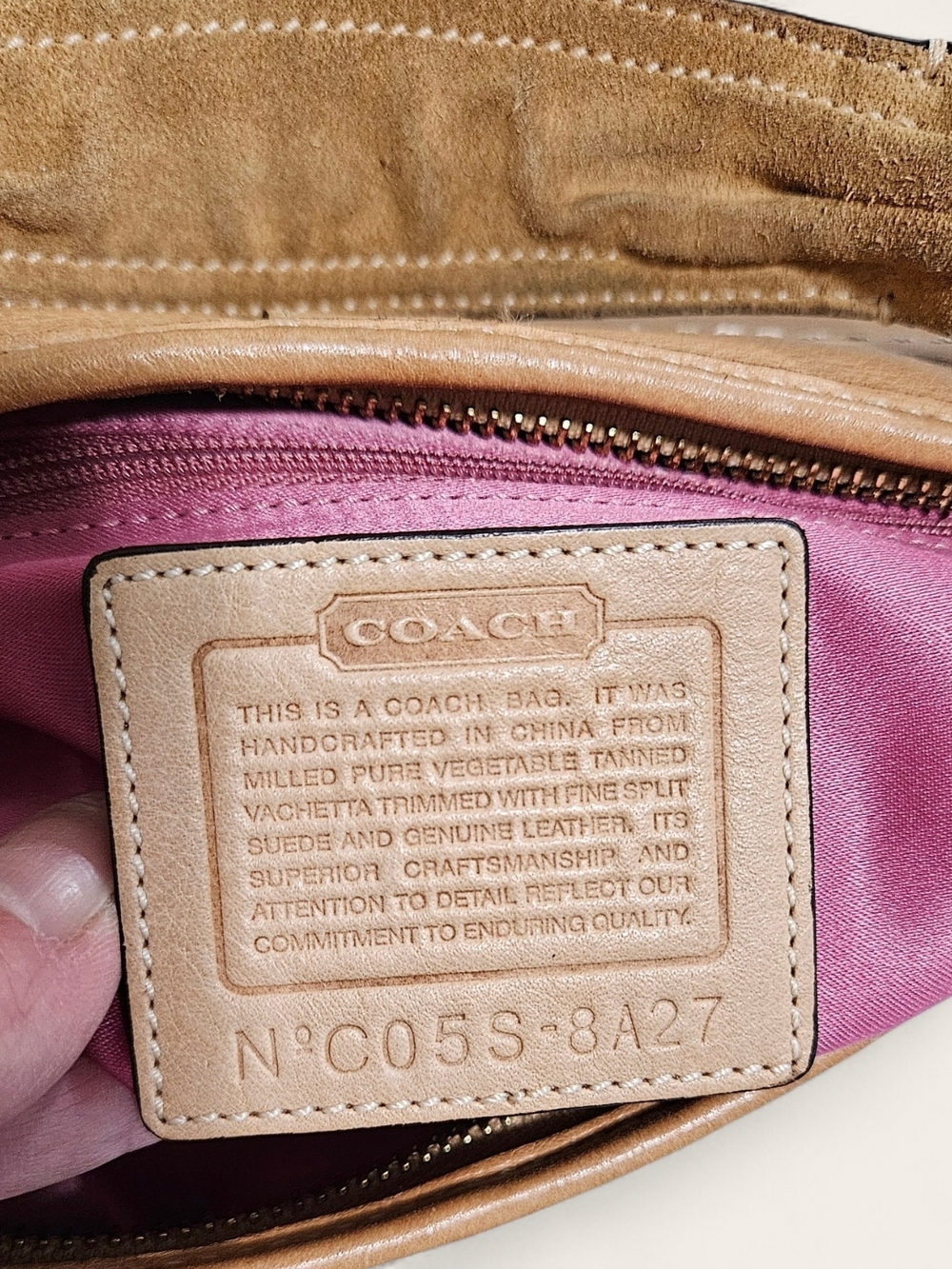 Coach SOHO 2005 Vintage Limited Edition Set w/Bronze Studs/Swarovski Stones - Picture 15 of 16